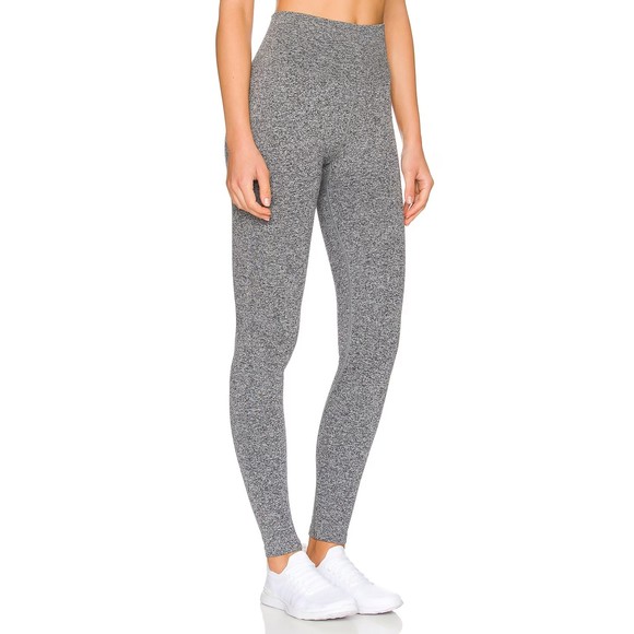 Spiritual Gangster Women's Love Sculpt Leggings - Heather Grey XS/S Seamless rib - Picture 9 of 9